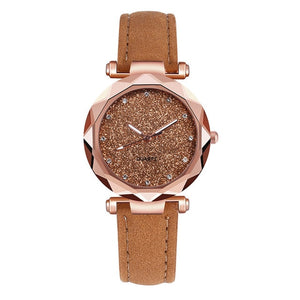 Casual Women Romantic Starry Sky Wrist Watch