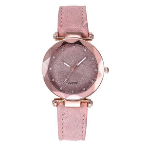 Casual Women Romantic Starry Sky Wrist Watch