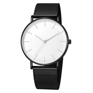 Women Watch Mesh Stainless Steel Bracelet