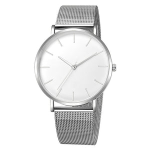 Women Watch Mesh Stainless Steel Bracelet