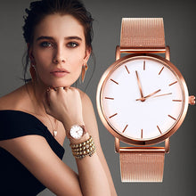 Load image into Gallery viewer, Watches Simple Romantic Rose Gold Watch