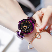 Load image into Gallery viewer, Starry Sky Female Clock Quartz Wristwatch